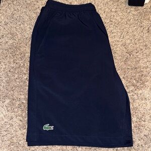 Lacoste Mens Dark Blue “Sport”Shorts with Logo